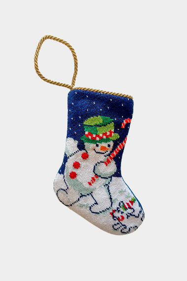 Joy Snowman Bauble Stocking
