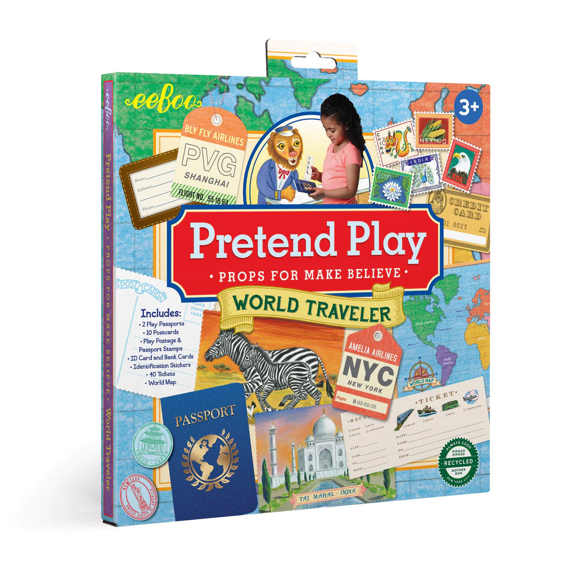 eeboo World Traveler Pretend Play for kids