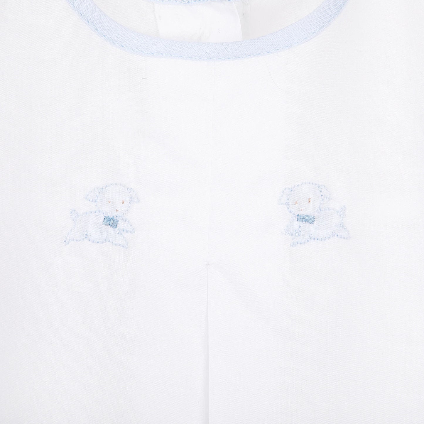 Lenora Baby Puppy Cotton Day Gown blue