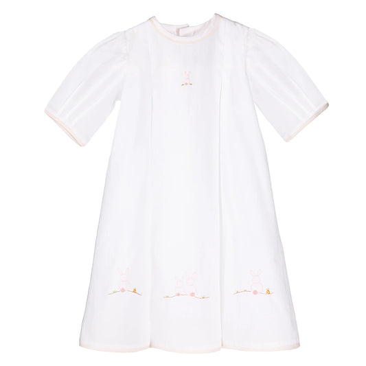 Lenora Baby Bunny Cotton Day Gown Pink
