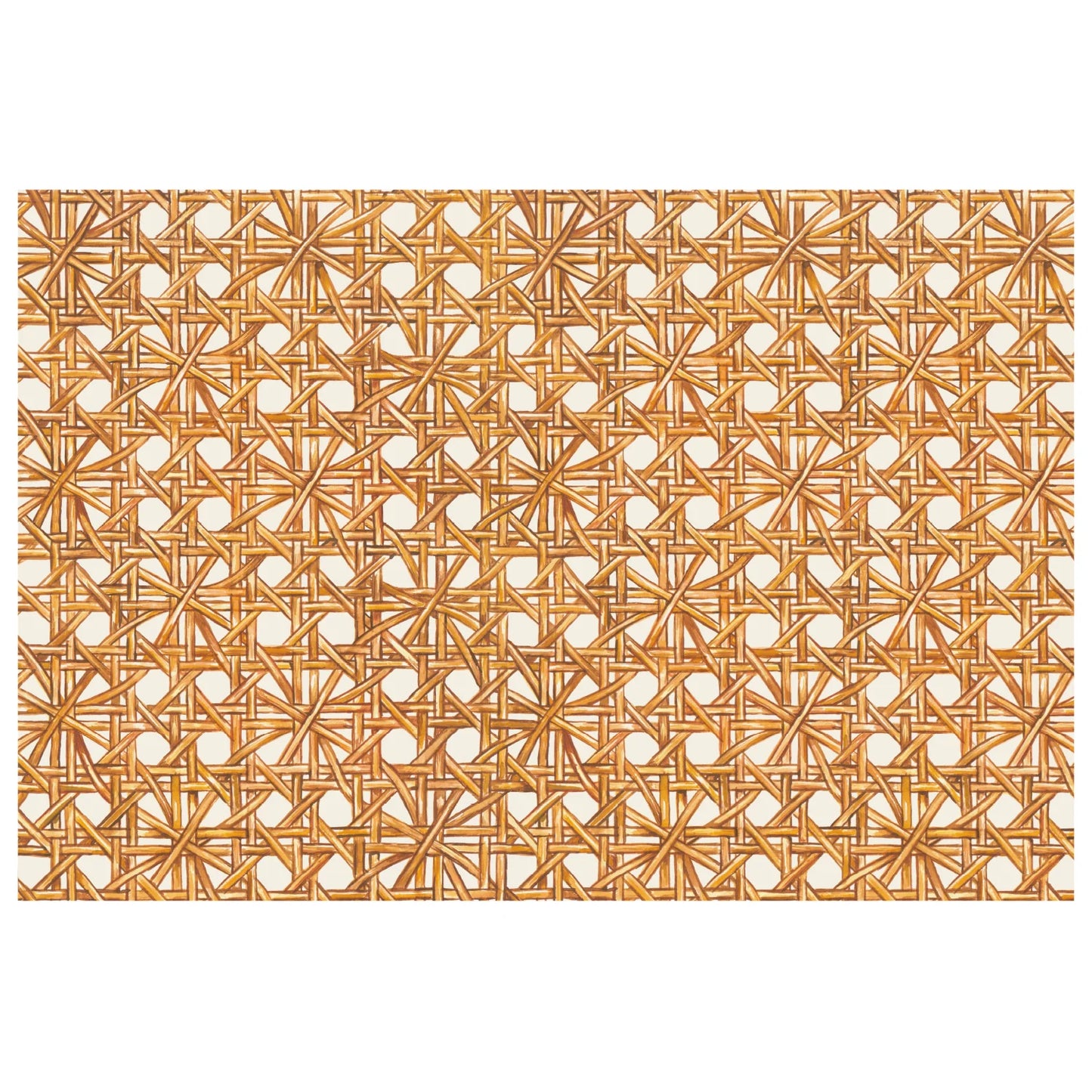 Hester & Cook Rattan Weave Paper Placemats