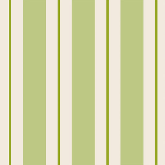 Hester & Cook Green Awning Stripe Cocktail Napkins