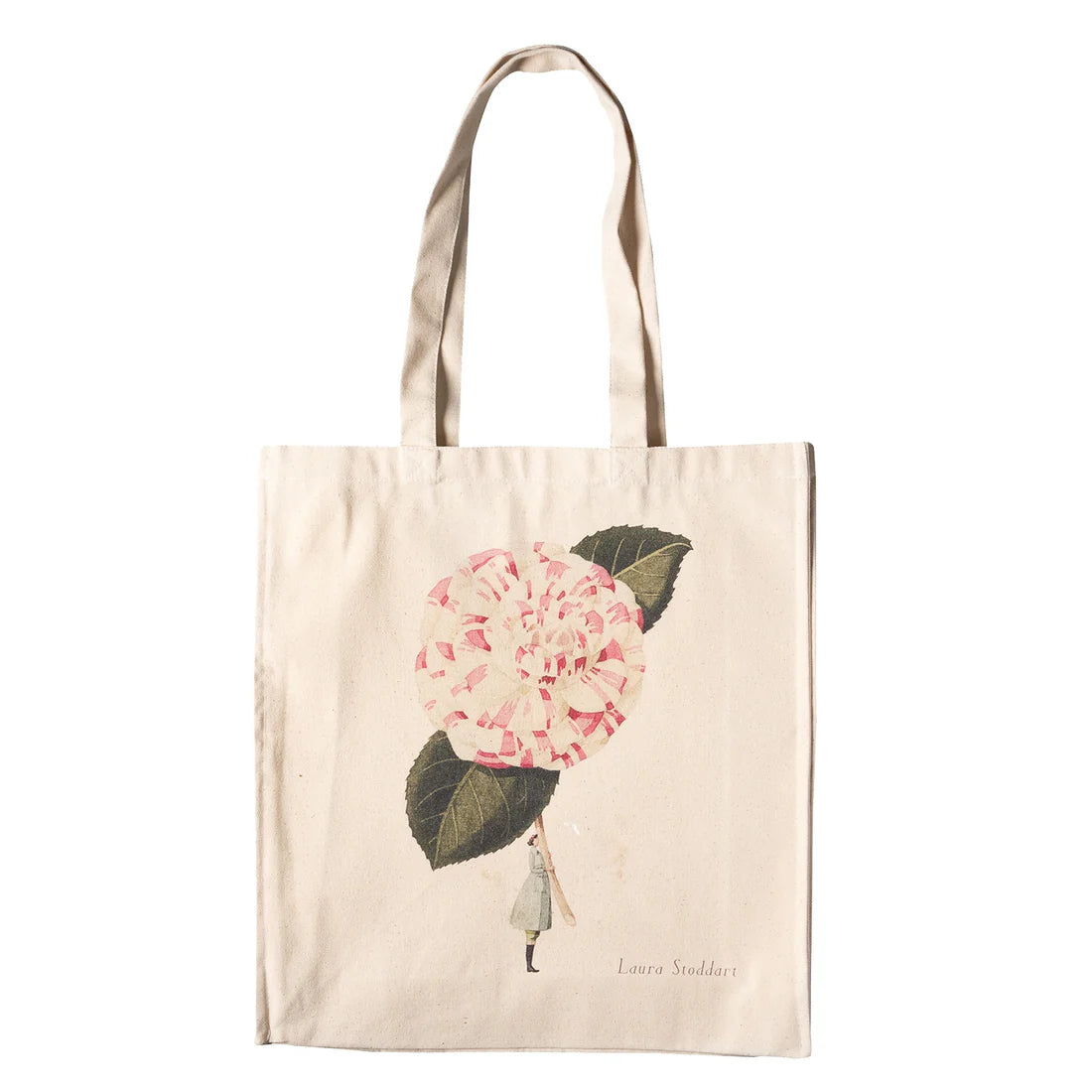 Hester & Cook Camelia In Bloom Canvas Tote bag