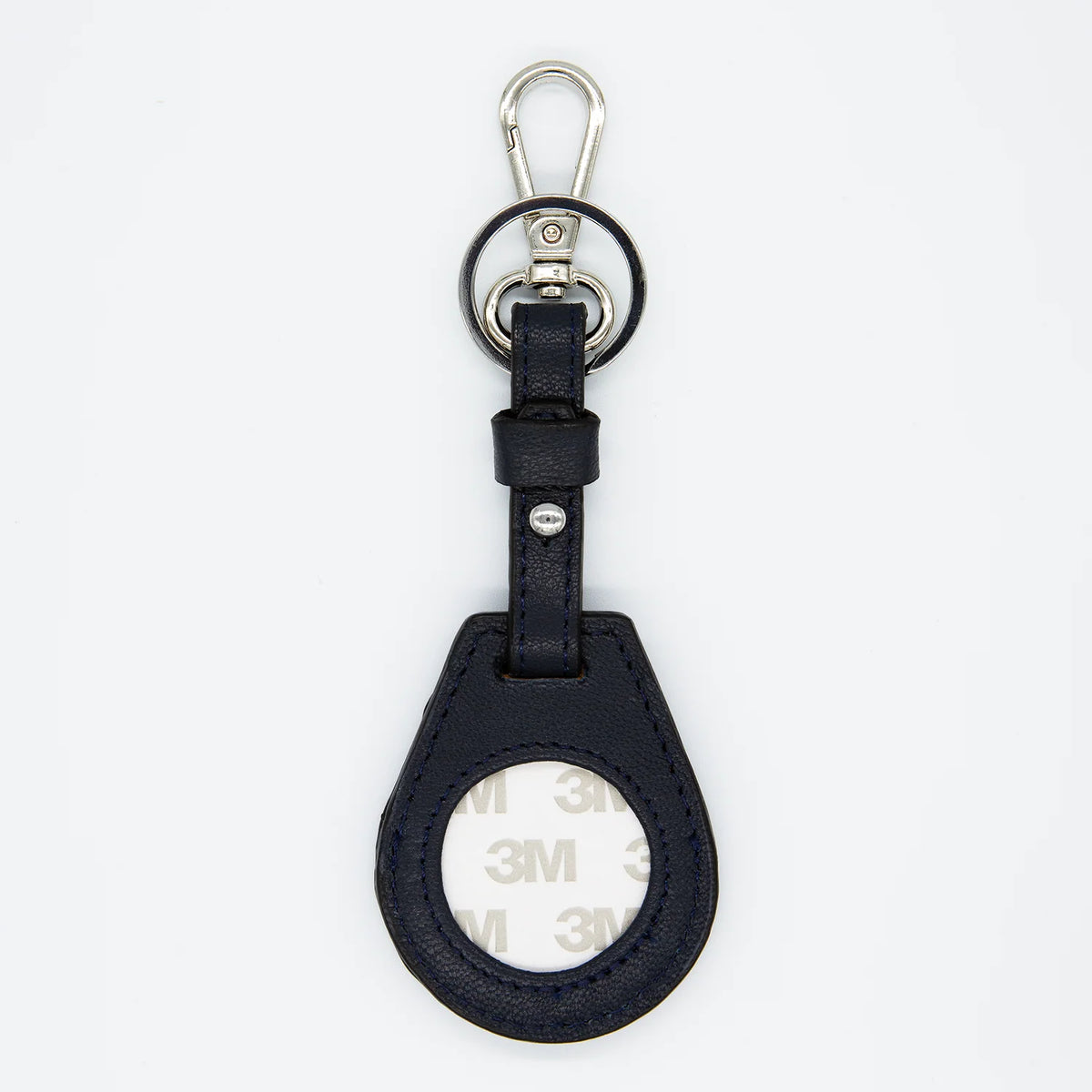 Leather Needlepoint Key FOB with Air Tag Holder