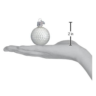 Old World Christmas Golf Ball glass ornament