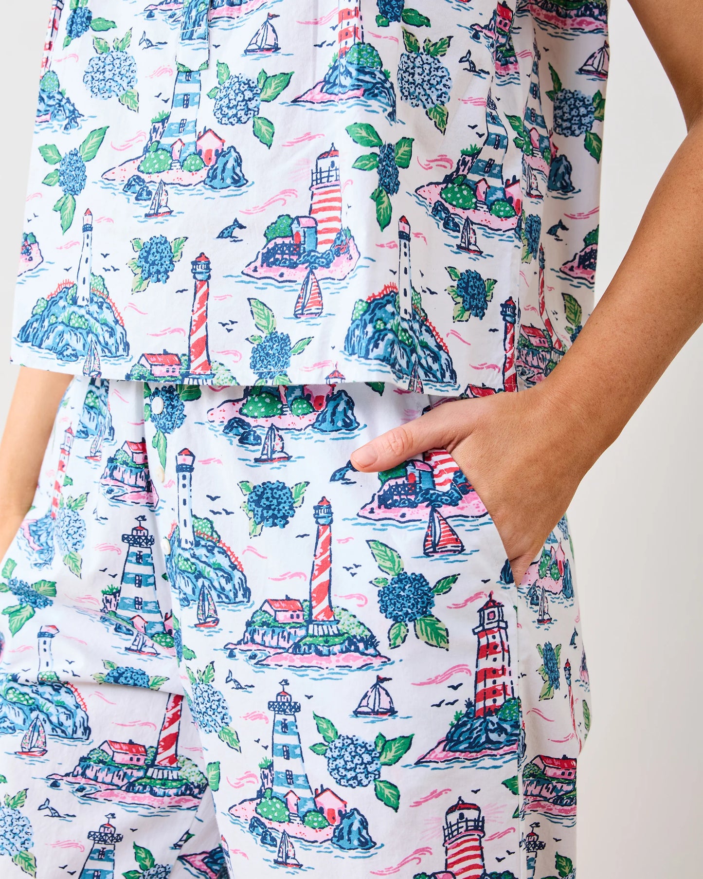 Lighthouse Keeper Cropped PJ Set
