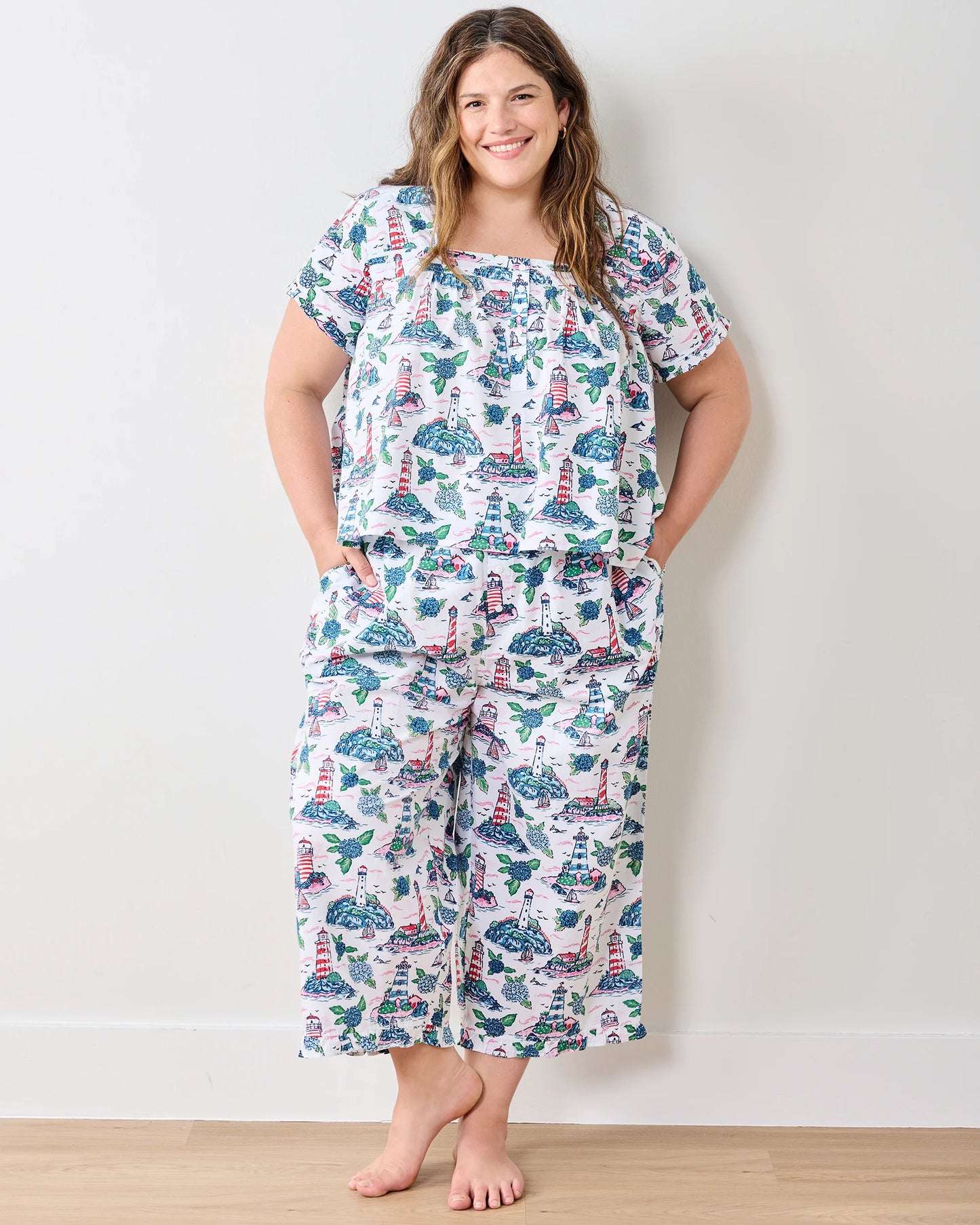Lighthouse Keeper Cropped PJ Set