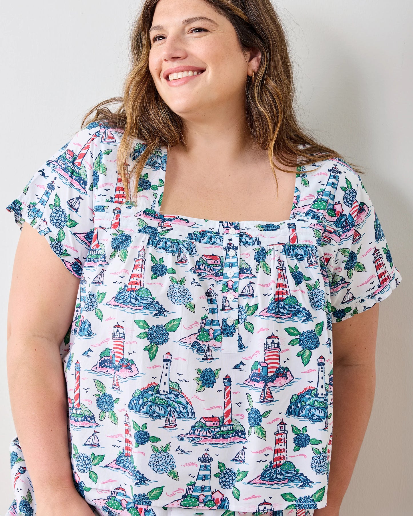 Lighthouse Keeper Cropped PJ Set