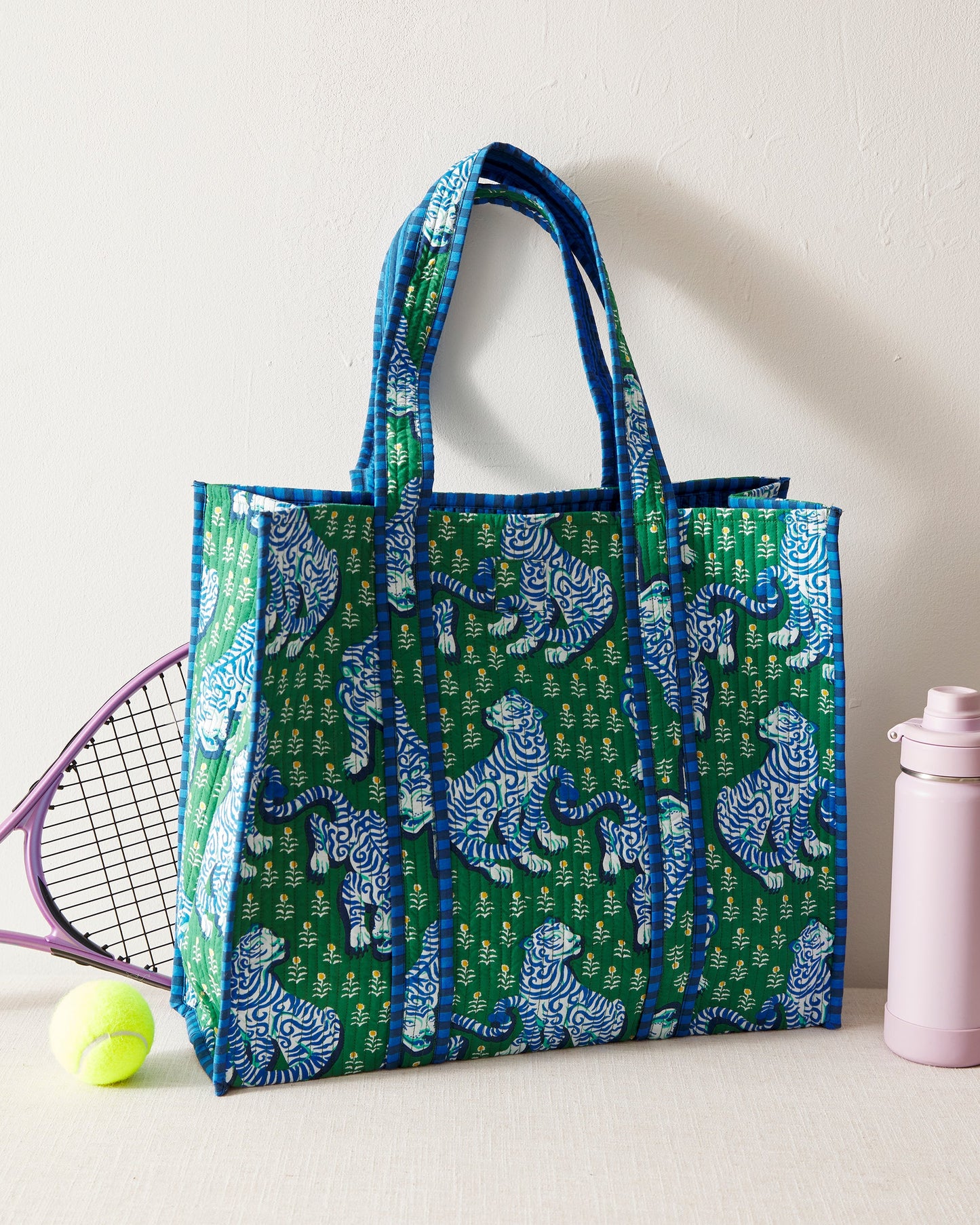 Tiger Queen Traveler Tote - Jade
