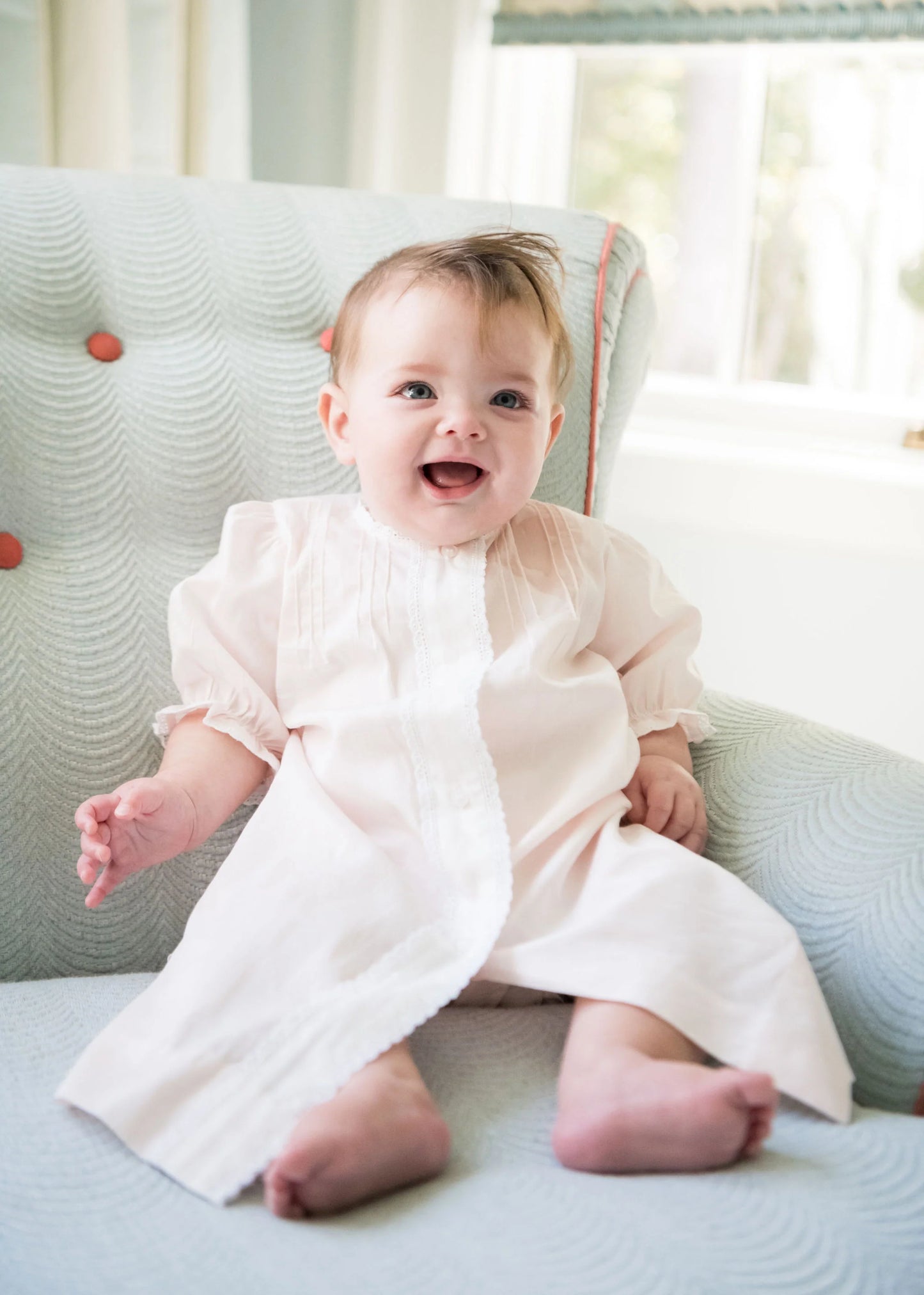 Lenora classic cotton daygown baby
