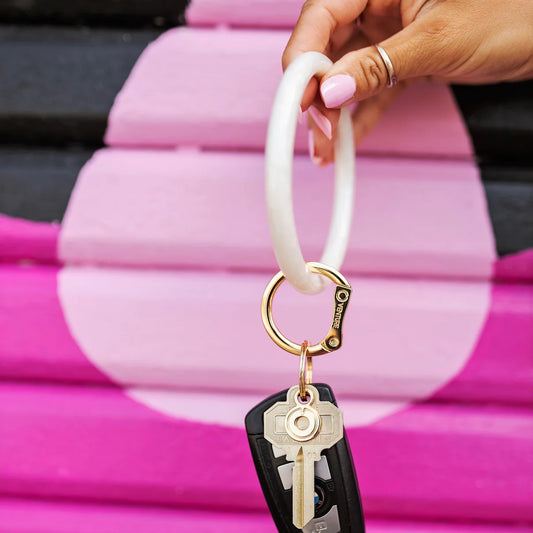 Resin Big O Key Ring