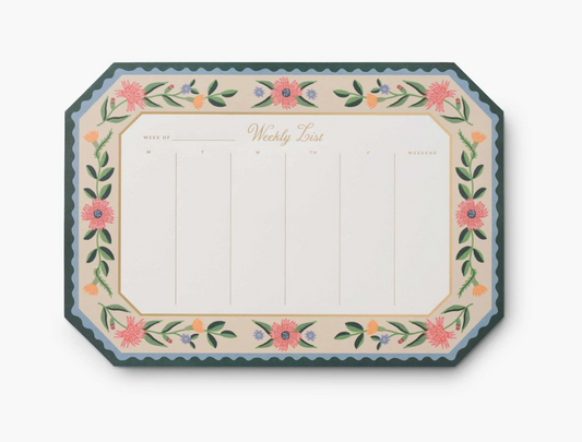 Aster Weekly Desk Pad