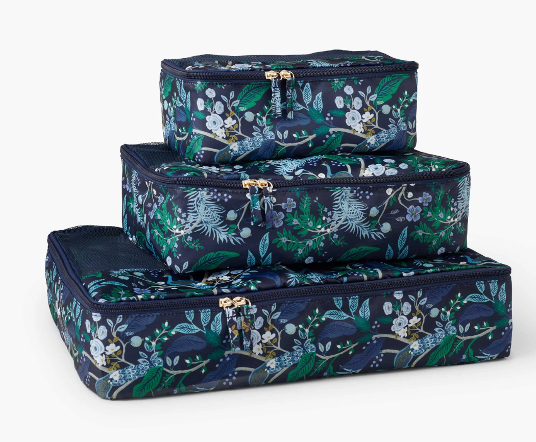 Peacock Packing Cube Set