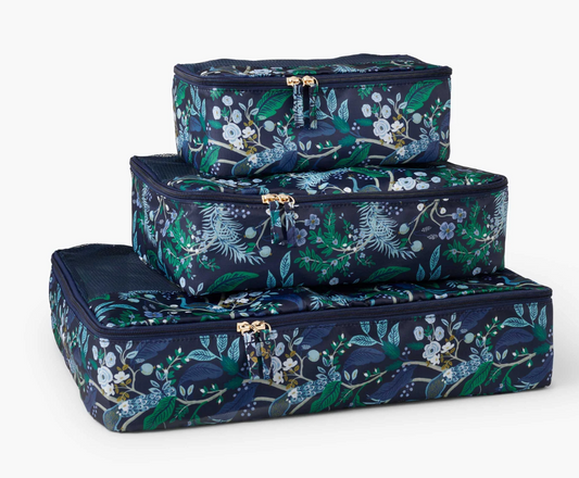 Peacock Packing Cube Set
