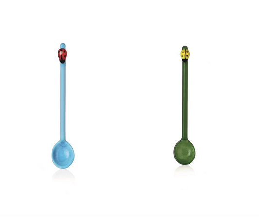 Ladybug Spoon Pair