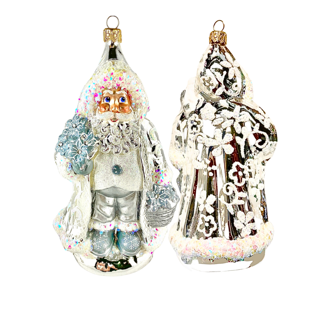 The Ornament King Heartfully Yours Christopher Radko Silver Days Roxbury Ornament