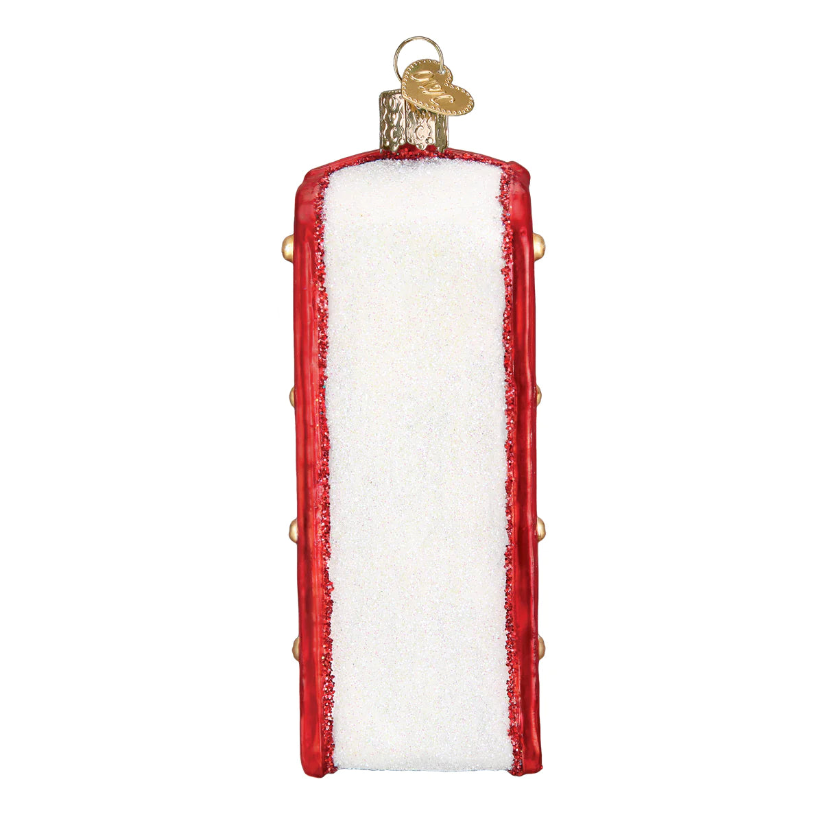 Old World Christmas Sled glass ornament