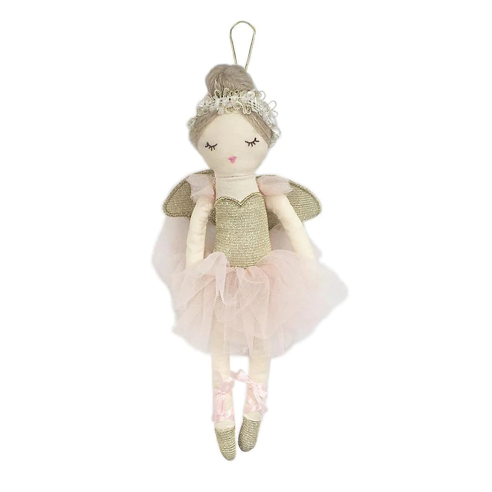 Mon Ami Plush Sugar Plum Fairy Doll Ornament Christmas