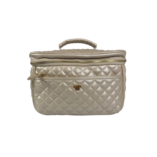 Getaway Classic Train Case - Pearl Quilted
