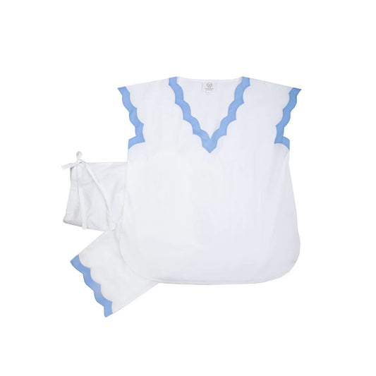 Lenora Helen Cotton sleeveless Pajama set for women