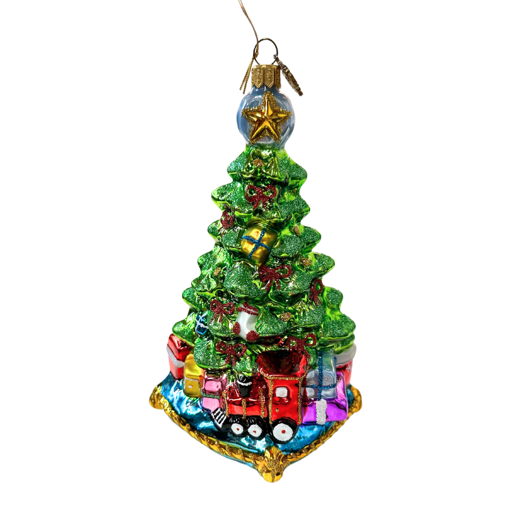 Huras Family Christmas Tree on Pillow