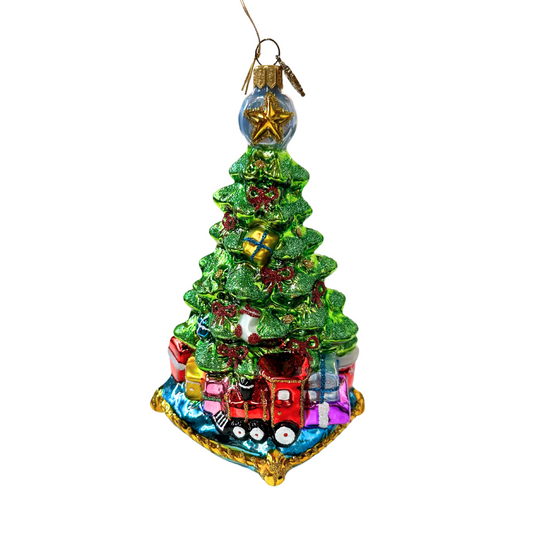 Huras Family Christmas Tree on Pillow
