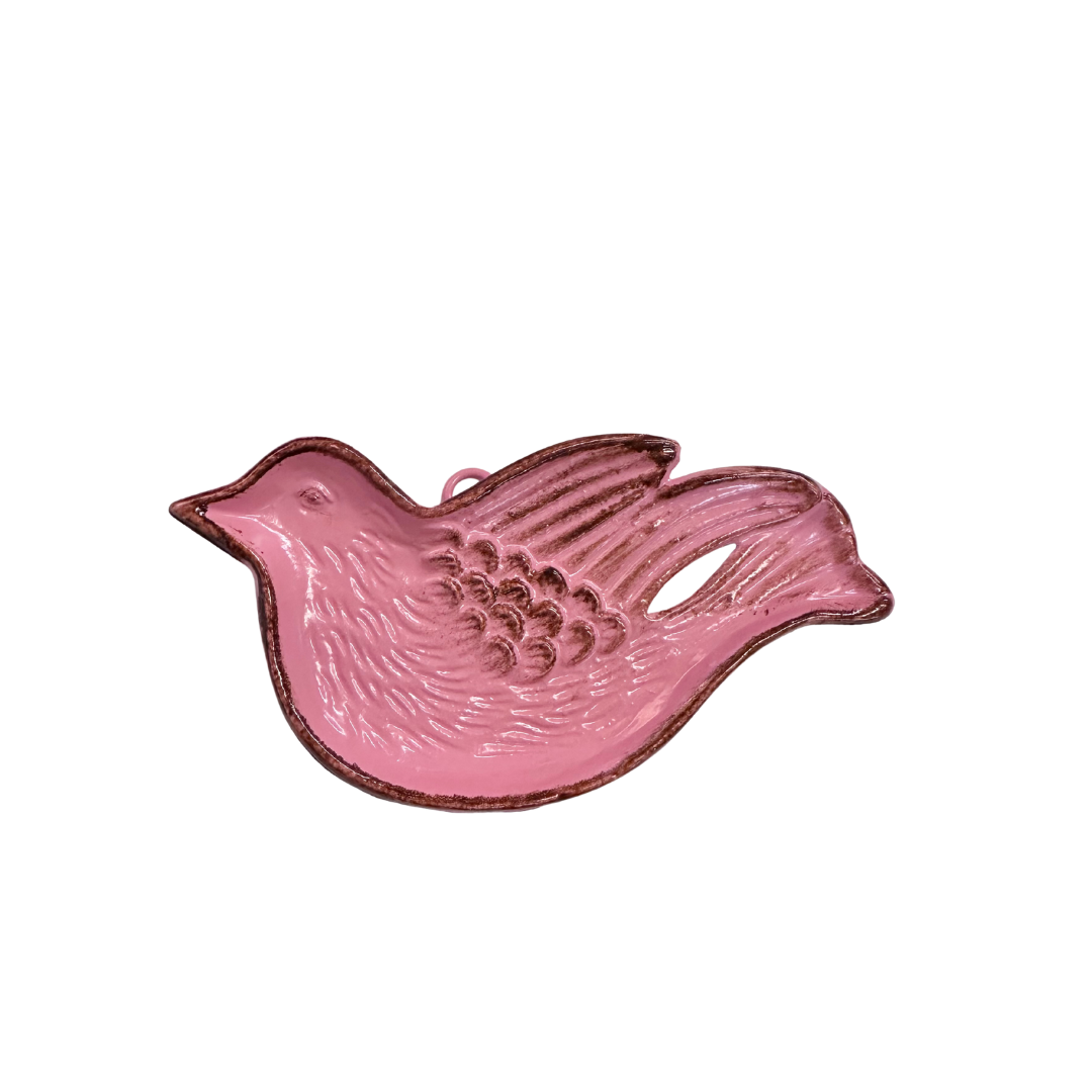 Cast Iron Bird Dish