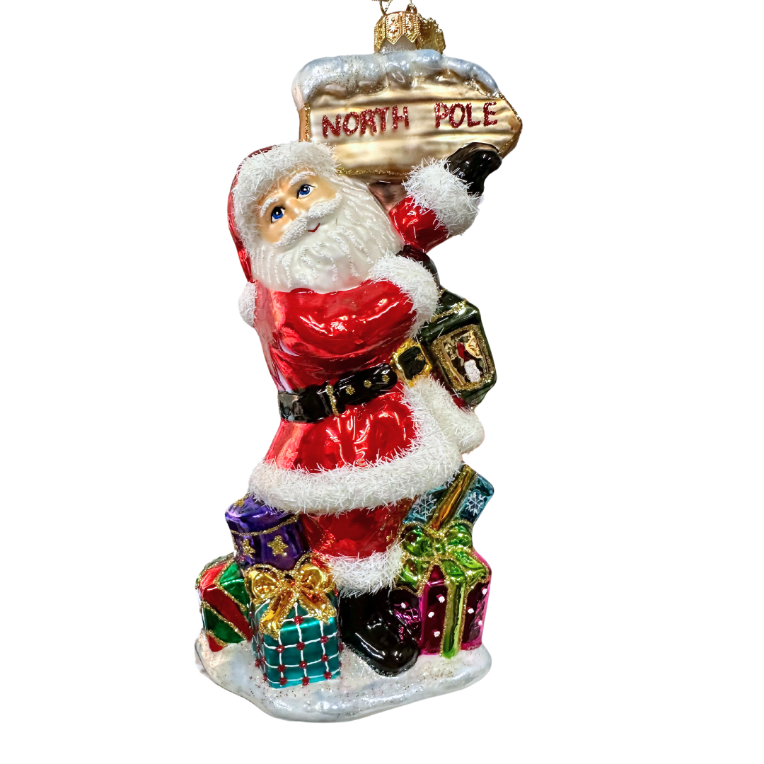 Huras Family Poland Special Delivery from the North Pole Christmas Ornament