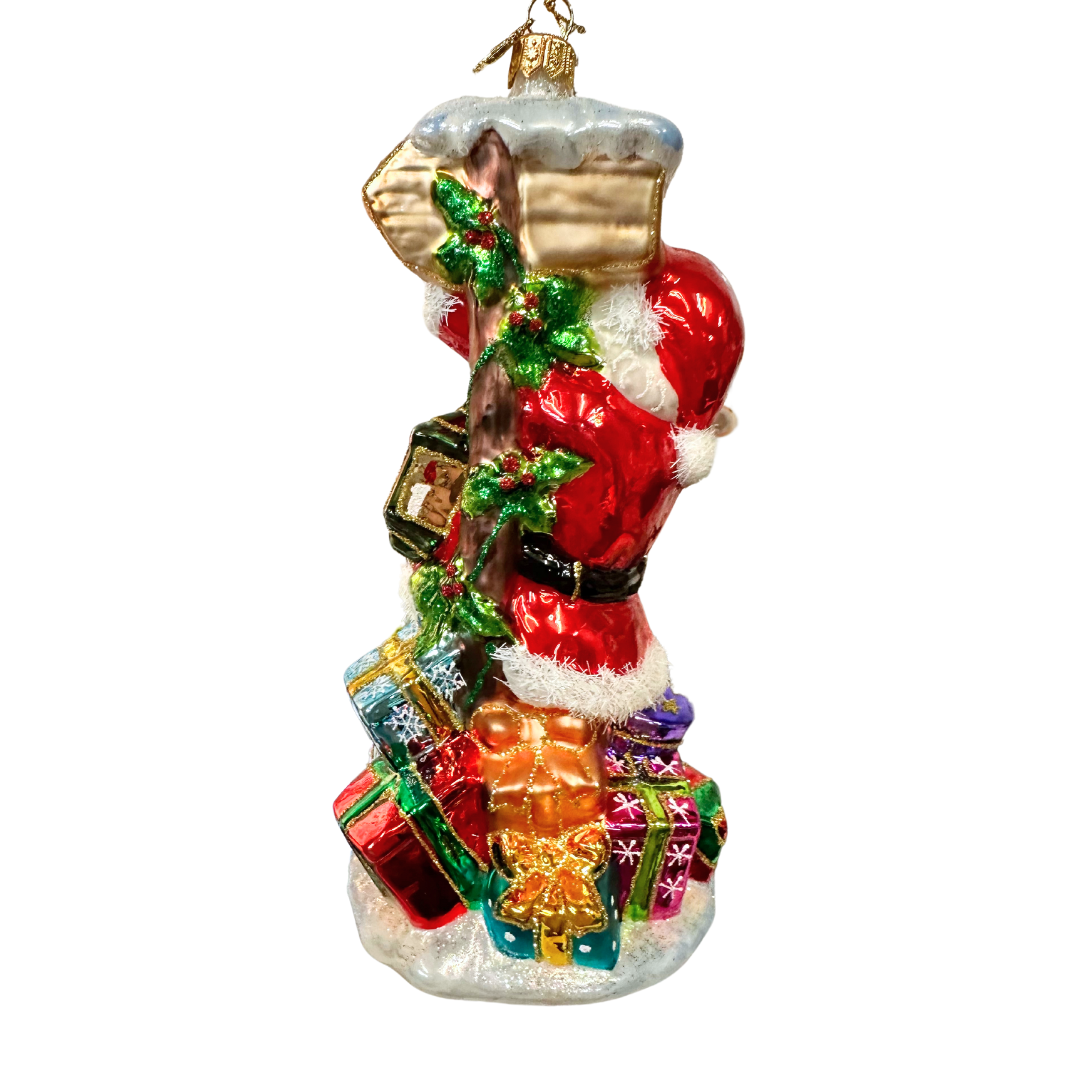 Huras Family Poland Special Delivery from the North Pole Christmas Ornament