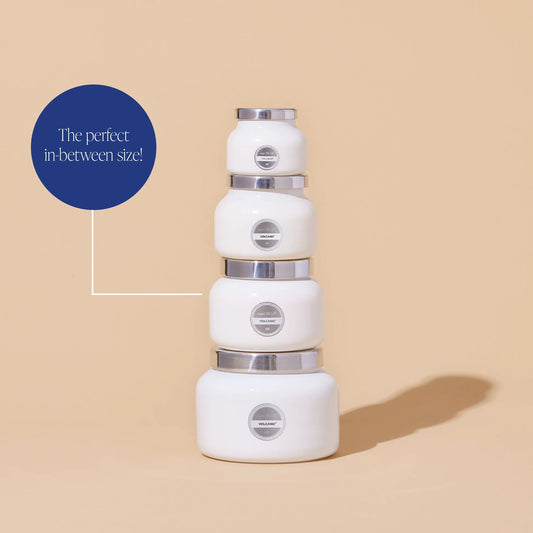 Volcano White Signature Oversized Jar