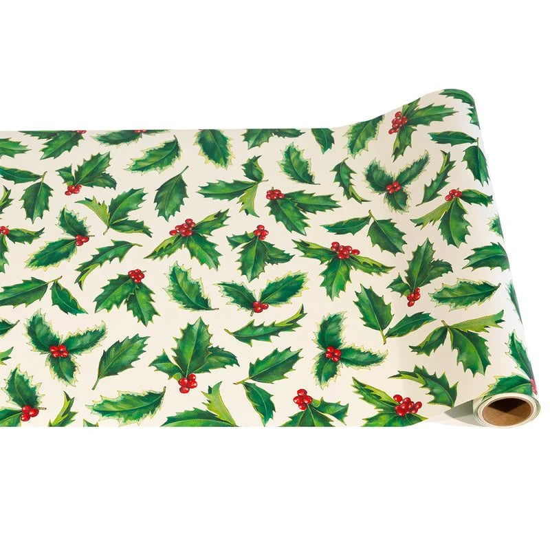 Holiday Holly Paper Runner