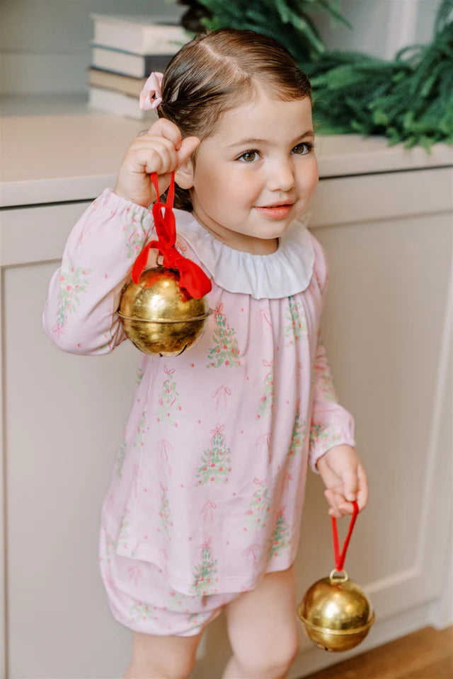 Pink Tinsel Bloomer Set