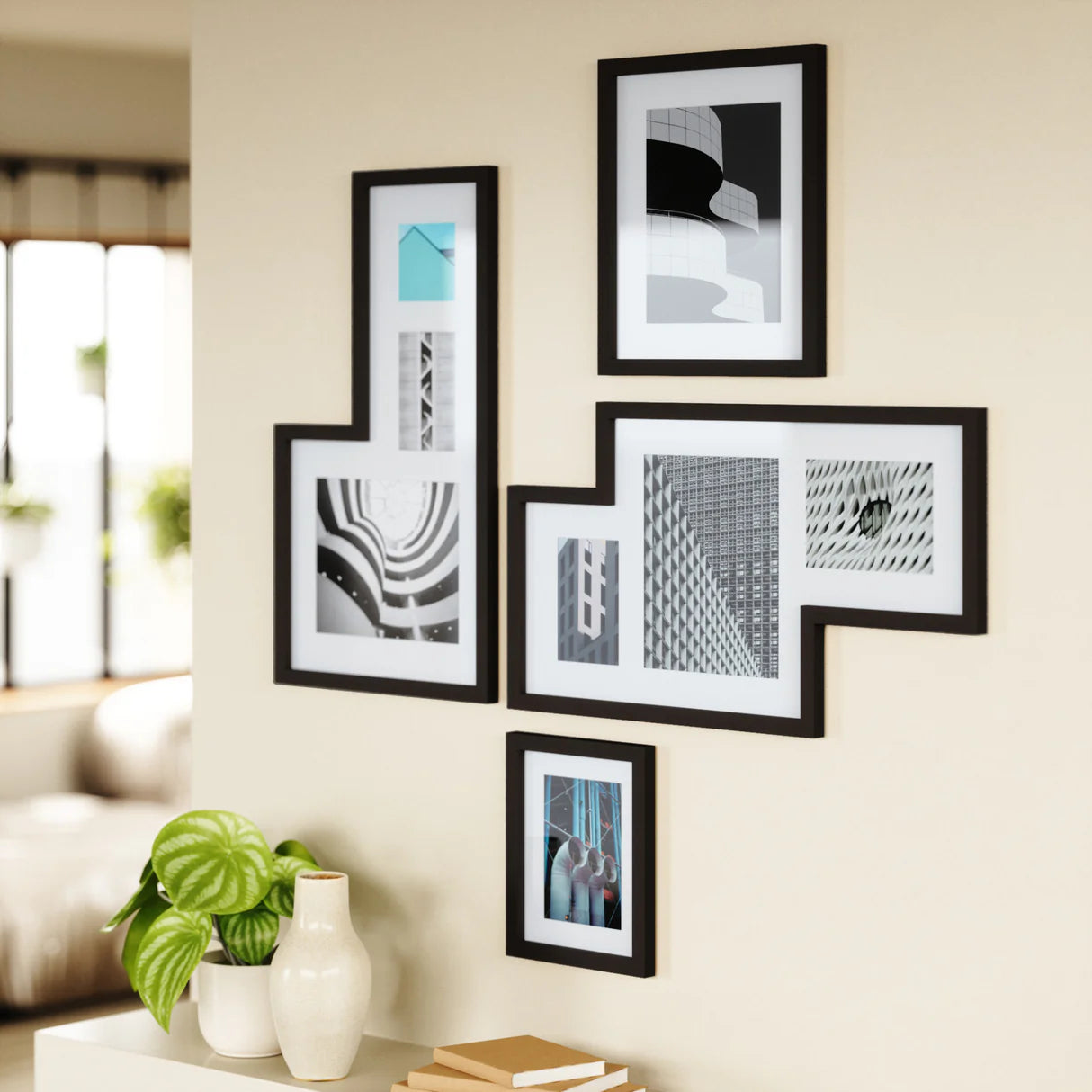 Mingle Gallery Frames Black Set