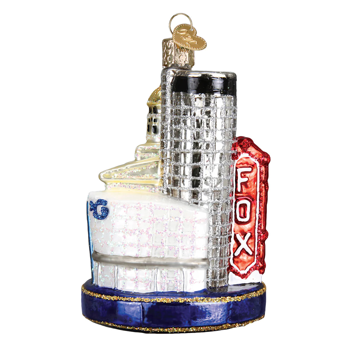 Old World Christmas Atlanta Georgia glass ornament