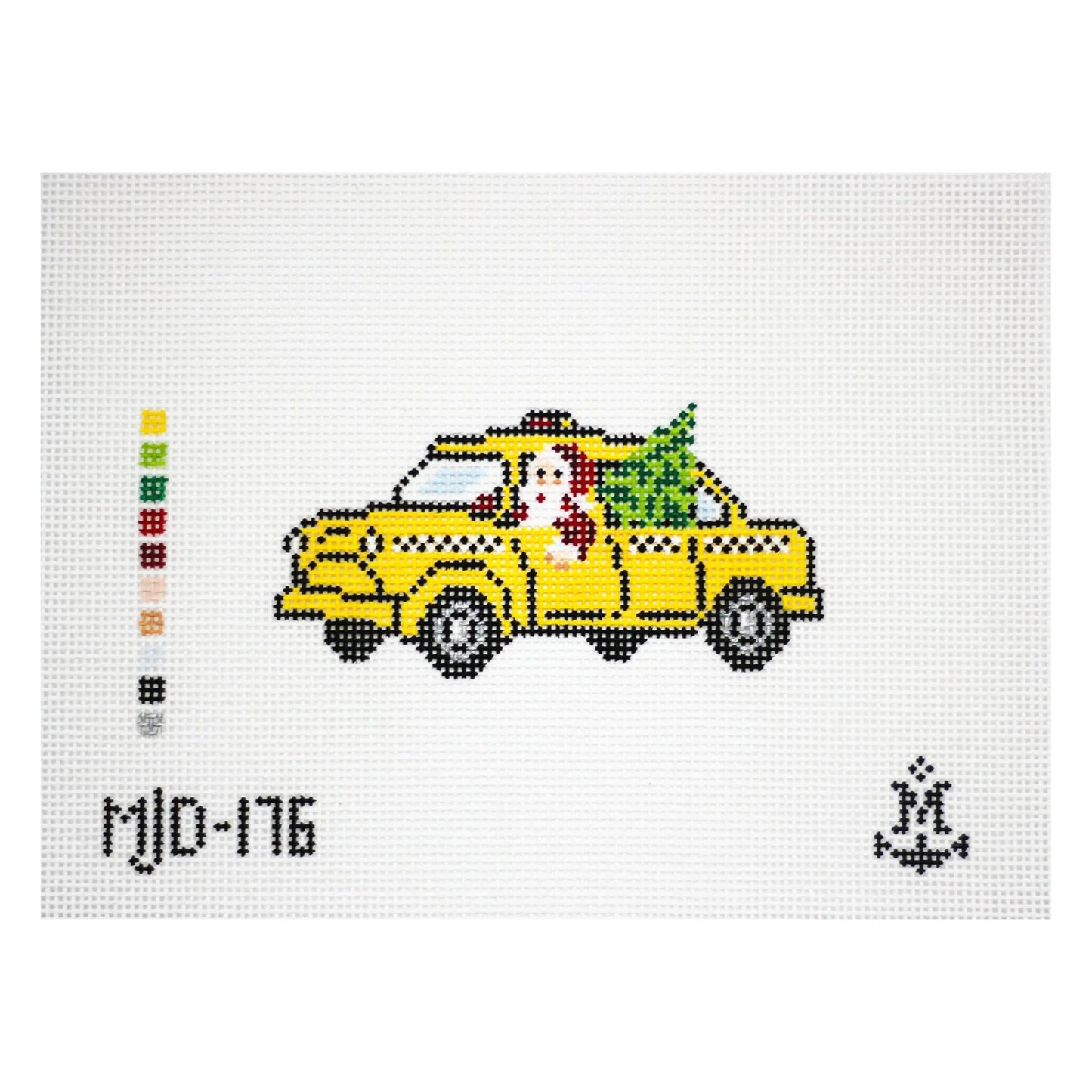 Christmas Cab Canvas
