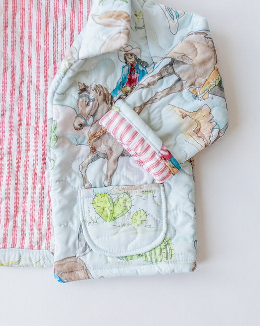 Ida Mae Home Birdie Children's Quilted Jacket