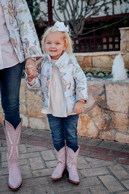 Ida Mae Home Birdie Children's Quilted Jacket