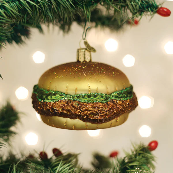 Old World Christmas Chicken Sandwich glass ornament