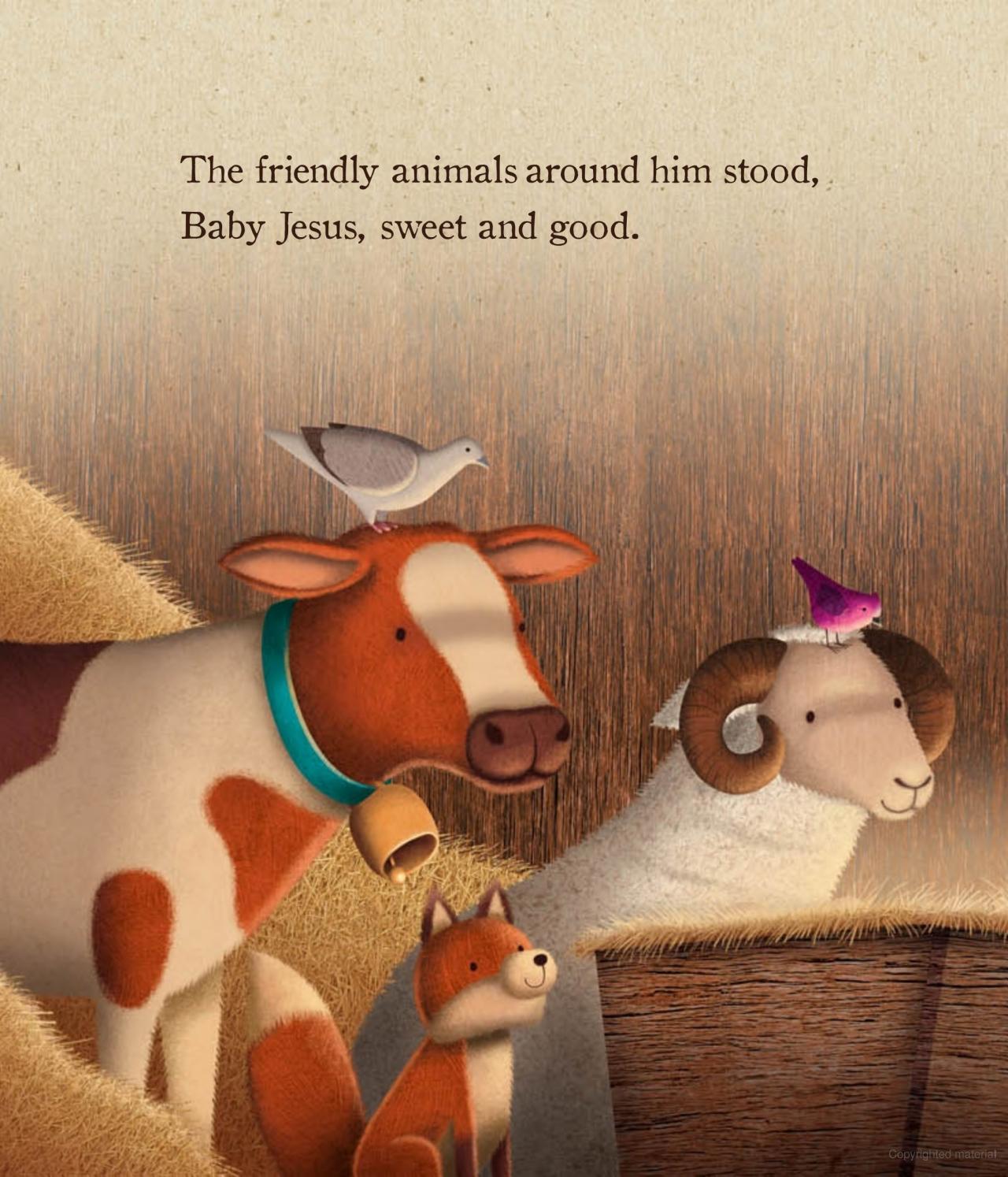 The Friendly Animals: A Christmas Story book for kids