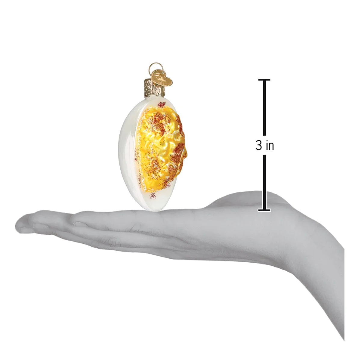 Old World Christmas Deviled Egg ornament dimensions