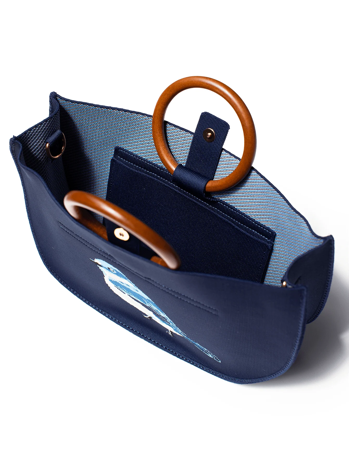 Evie Handbag Blue Bird