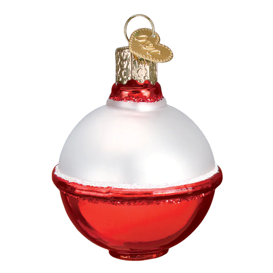 Old World Christmas Fishing Bobber glass ornament