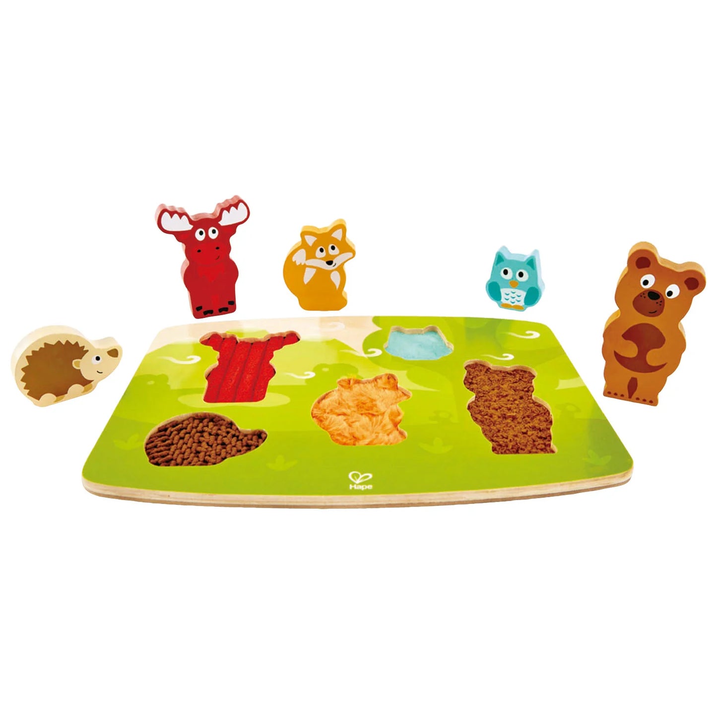 Hape Forest Animal Tactile Puzzle toys for kids