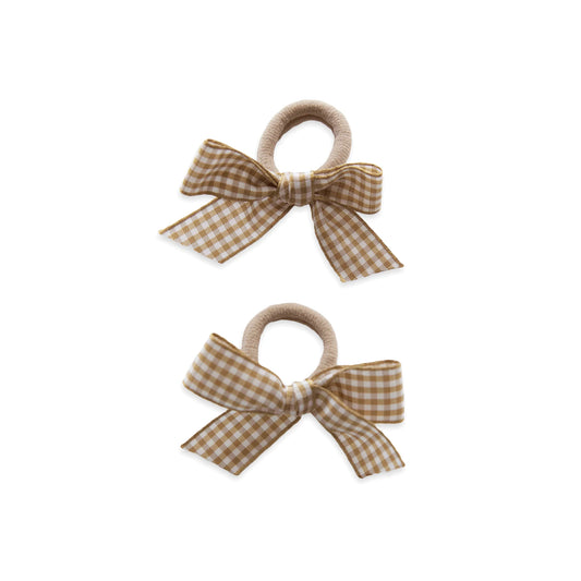 Eva's House Mini Gingham Hair bows
