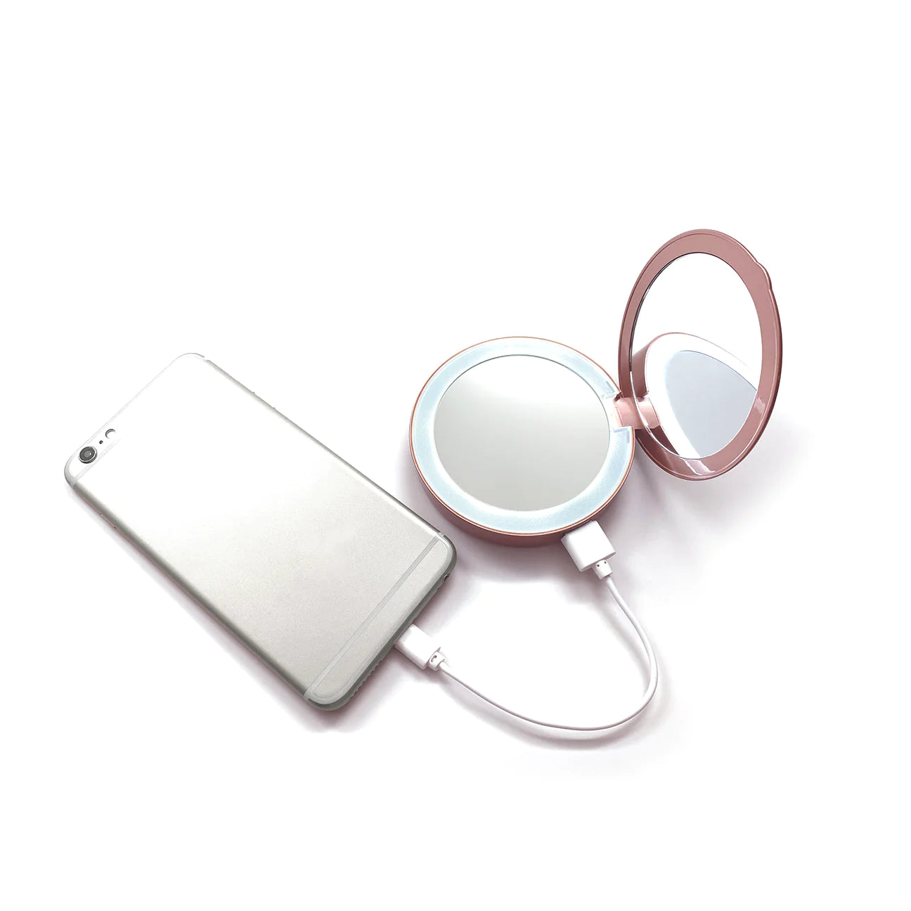 Tech Candy Glow Up Lumi Compact mirror Power Bank