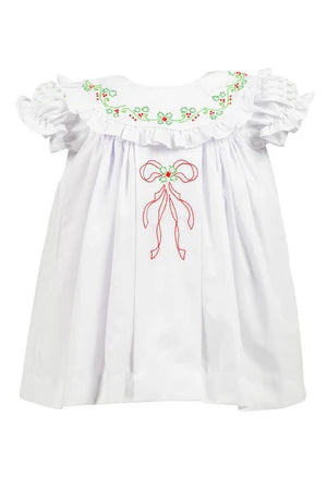 The Proper Peony Garland Christmas Dress for girls