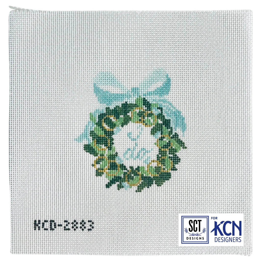 Wedding Engagement Wreath Canvas
