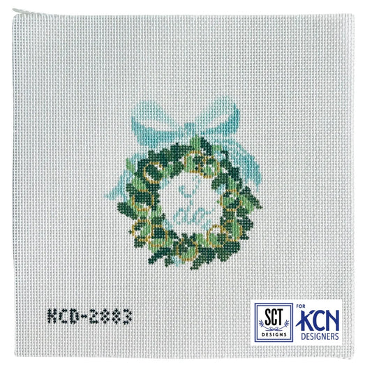 Wedding Engagement Wreath Canvas
