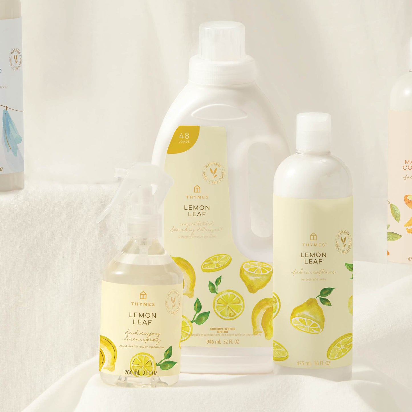 Thymes Fragrance Lemon Leaf Linen Spray