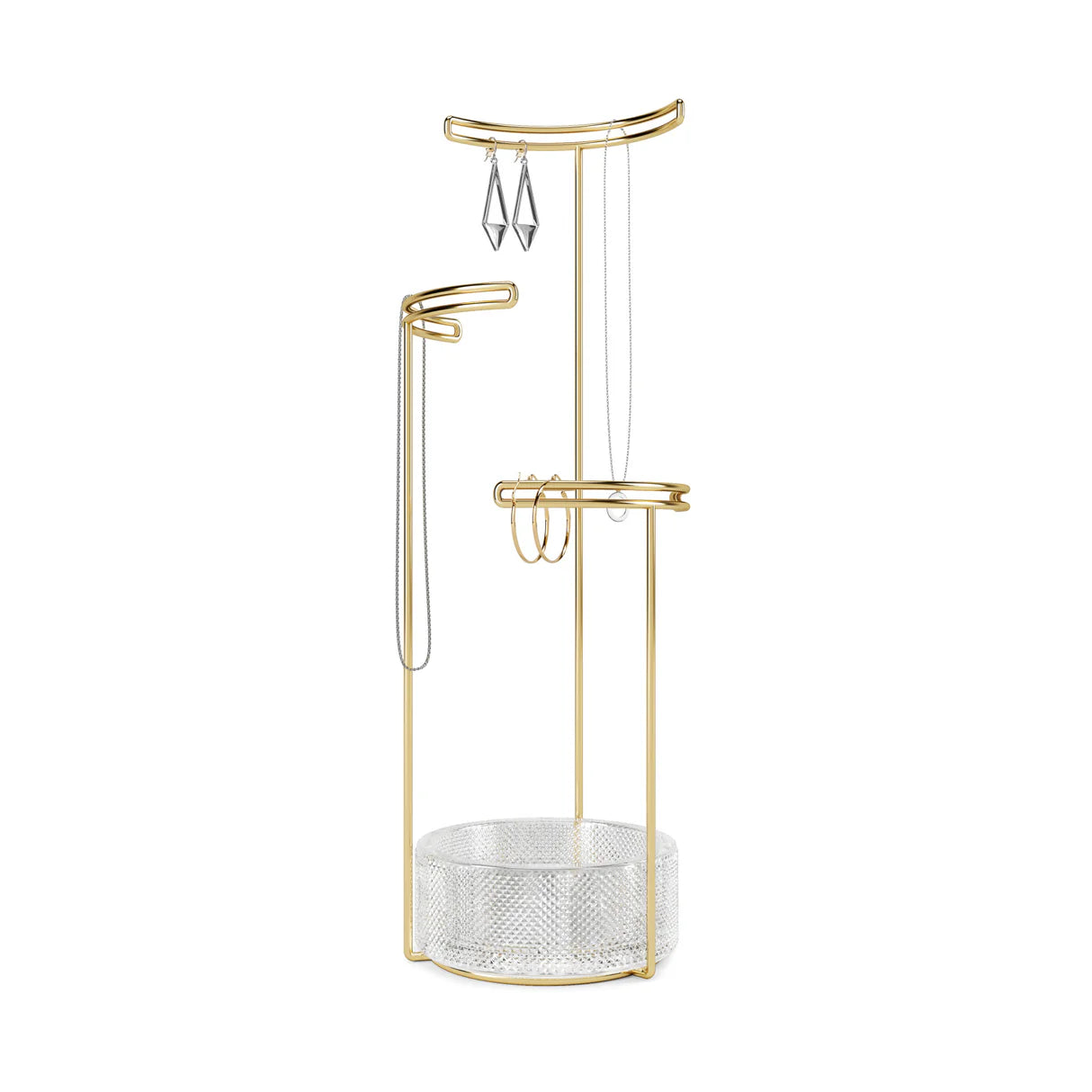 Tesora Jewelry Stand Brass